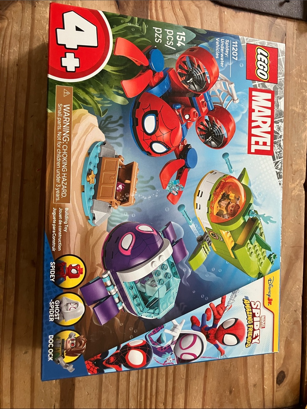 11207 Lego Marvel Spider-Man Ocean Rescue Set - Red, Blue, Green, Purple